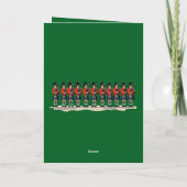 Elf Pijpers De Getrouwe Apostelen Knipsel 3 Feestdagen Kaart (Achterkant)