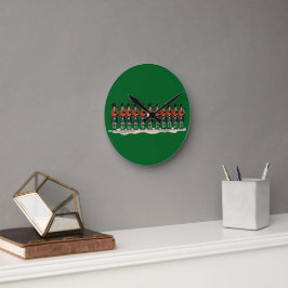 Elf Pijpers De Getrouwe Apostelen Uitknip 2 Ronde Klok