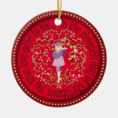 Elf pijpleidingen keramisch ornament (Voorkant)