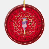 Elf pijpleidingen keramisch ornament (Achterkant)