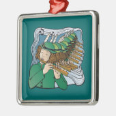 Elf pijpleidingen metalen ornament (Links)