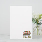 elf pippers die 11e kerstdag aanleggen briefpapier (Staand voorkant)