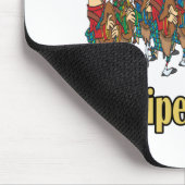 elf pippers die 11e kerstdag aanleggen muismat (Hoek)