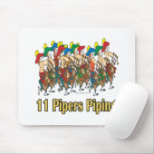 elf pippers die 11e kerstdag aanleggen muismat (Met muis)