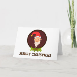 Elf Portrait Wenskaart voor kerstmis Feestdagen Kaart