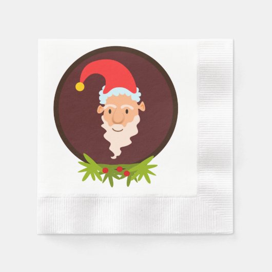 Elf Portrait White Paper Napkin Servetten (Voorkant)