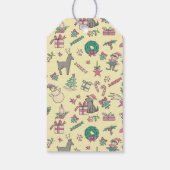 Elf Prettige feestdagen Company Kerstmis Cadeaulabel (Achterkant)