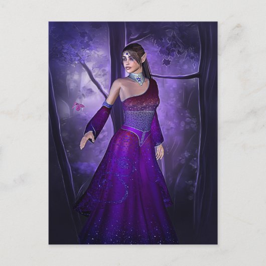 Elf Princess Briefkaart (Voorkant)