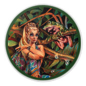 Elf Princess Keramische Knop (Voorkant)