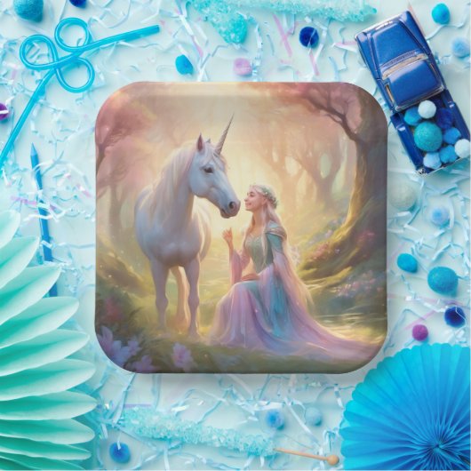 Elf Princess Papieren Bordje (Feest)