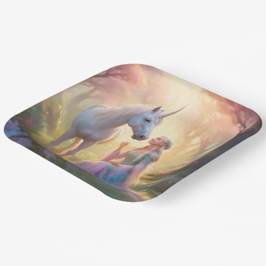 Elf Princess Papieren Bordje (Gebogen)