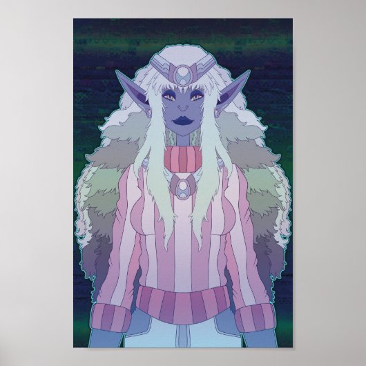 Elf Prinses Poster (Voorkant)