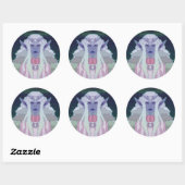 Elf Prinses Ronde Sticker (Vel)