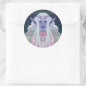 Elf Prinses Ronde Sticker (Tas)