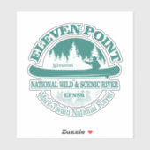 Elf punten (kano) sticker (Vel)