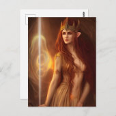 Elf Queen Briefkaart (Voorkant / Achterkant)