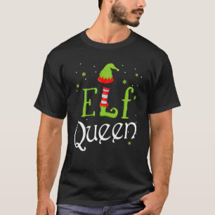 Elf Queen Xmas voor kerstmis T-shirt