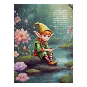 Elf Rain Perfect Poster