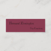 Elf-reiziger Mini Visitekaartje (Achterkant)