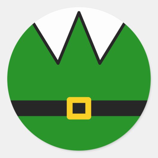 elf ronde sticker (Voorkant)