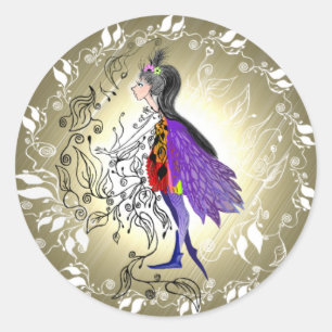 Elf Ronde Sticker