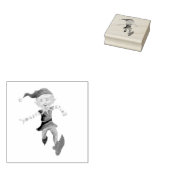 Elf Rubberstempel (Gestempeld)