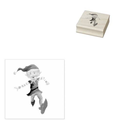 Elf Rubberstempel (Gestempeld)