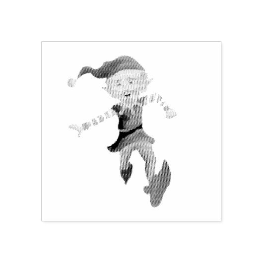 Elf Rubberstempel (Afrduk)