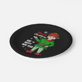 elf santa karakter papieren bordje (Gekanteld)