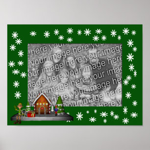 Elf Scene Holiday Lijst Creëer Uw eigen foto Poster