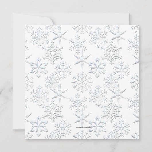 Elf schoen kerst uitnodiging (Achterkant)