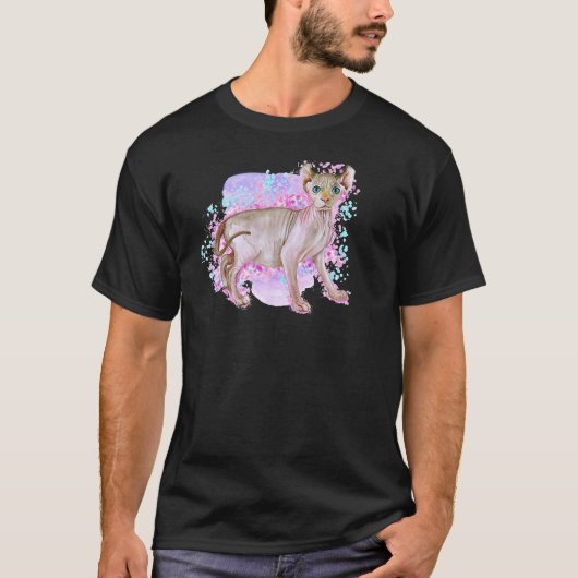 Elf Sfinx Kat T-shirt (Voorkant)
