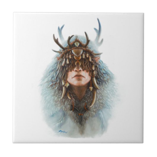 Elf Shaman Tegeltje (Voorkant)