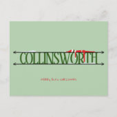 Elf Shenanigans Green Christmas Briefkaart (Voorkant)