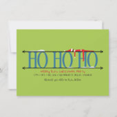Elf Shenanigans Ho Ho Ho Kerstfeest Kaart (Voorkant)