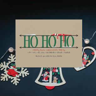 Elf Shenanigans Ho Ho Ho Kerstfeest Kaart