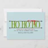 Elf Shenanigans Ho Ho Ho Kerstfeest Kaart (Voorkant)