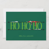 Elf Shenanigans Hunter Groen Foto Kerstkaart (Voorkant)