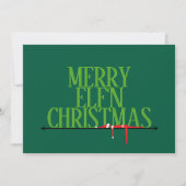 Elf Shenanigans Kerstkaart (Voorkant)