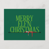 Elf Shenanigans Kerstkaart Feestdagenkaart (Voorkant)