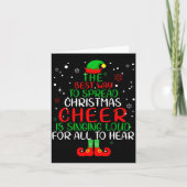 Elf Shirt The Way To Spread Christmas Cheer Boys M Kaart (Voorkant)