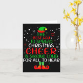 Elf Shirt The Way To Spread Christmas Cheer Boys M Kaart (Gele Bloem)