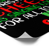 Elf Shirt The Way To Spread Christmas Cheer Boys M Poster (Hoek)