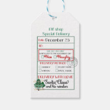 Elf Shop Special Delivery Trees Nice of Naughty