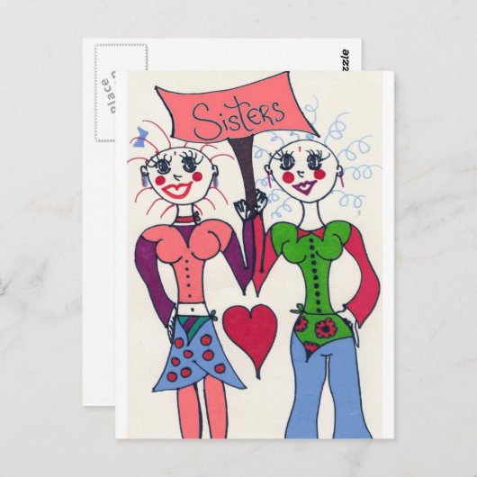 Elf Sisters #2 Briefkaart (Voorkant / Achterkant)