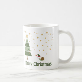 Elf Slakken Kerst Scene Koffiemok