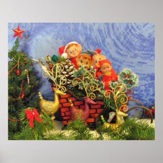 Elf Sleigh Poster (Voorkant)