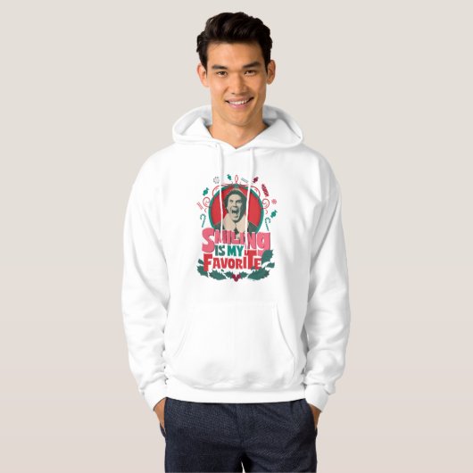 Elf - Smiling is My Favorite Hoodie (Voorkant volledig)