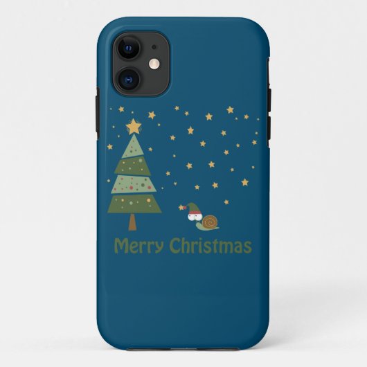 Elf Snail-kerstscene Case-Mate iPhone Case (Achterkant)