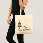 Elf Snail-kerstscene Tote Bag (Voorkant (product))